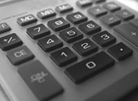partial image of a calculator